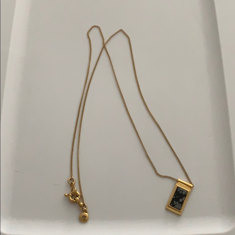 Madewell stone necklace